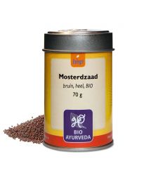 Mosterdzaad, bruin, heel, BIO 70g
